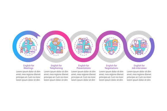 Business Purposes Vector Infographic for Local Branding