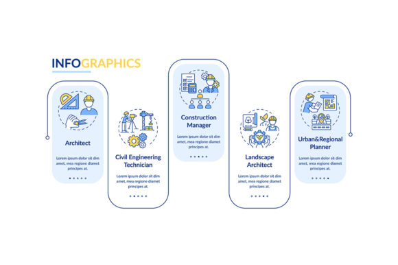 Civil Engineering Professional Graphics for Modern Infographics