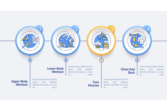Exercising Types Vector Infographic for Branding and Graphics
