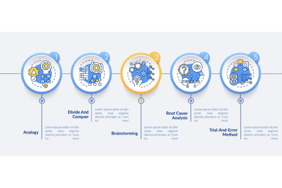 Problem Solving Strategies Infographic - A Versatile Graphic Asset