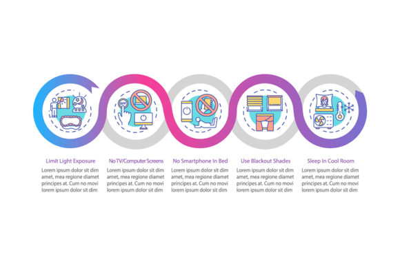 Sleep Improvement Vector Infographic