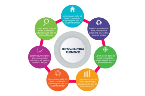 Vector Infographic Elements for Local Business Graphics